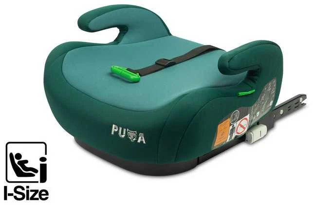 Automobilinė kėdutė - paaukštinimas Caretero Puma Isofix-I-Size, 125-150 cm, smaragdo spalvos