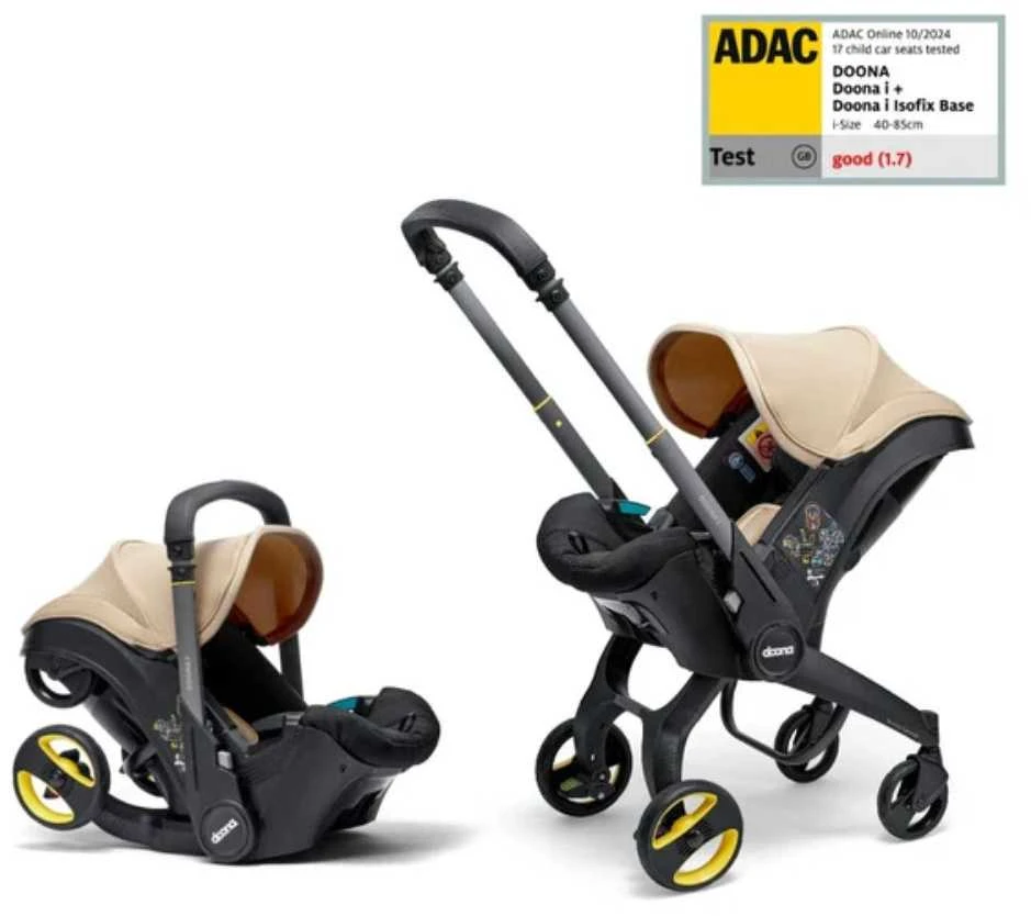 Automobilinė kėdutė - vežimėlis Doona i, 0-13 kg, Sahara Sand