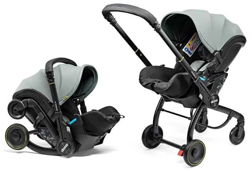 Automobilinė kėdutė - vežimėlis Doona X, 0-13 kg, Dusty Sage