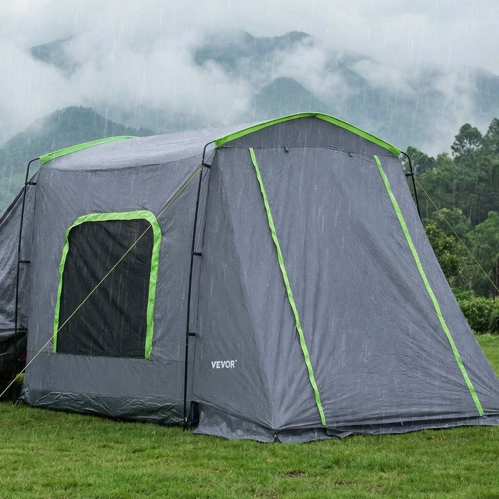 VEVOR Didelė SUV automobilių palapinė 5–9 asmenims, 2440 x 800 mm, PU3000 mm