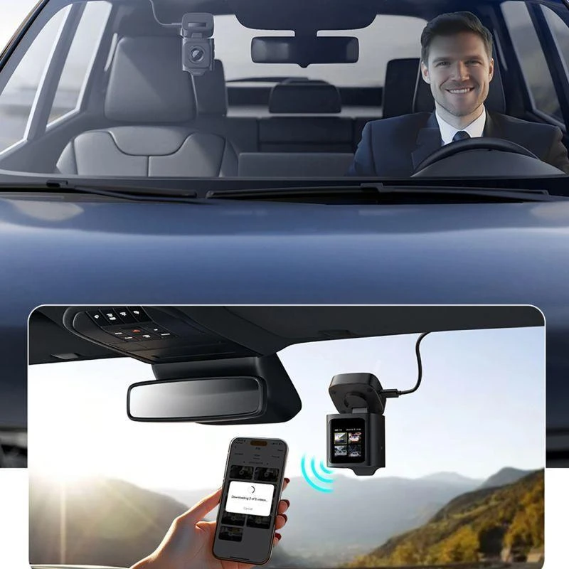 Baseus PrimeTrip VD1 Pro 4K Car DVR - juoda