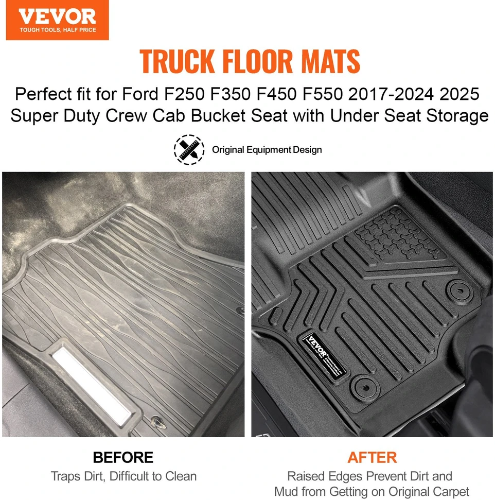 VEVOR Auto kilimėliai Ford F-250/F-350/F-450