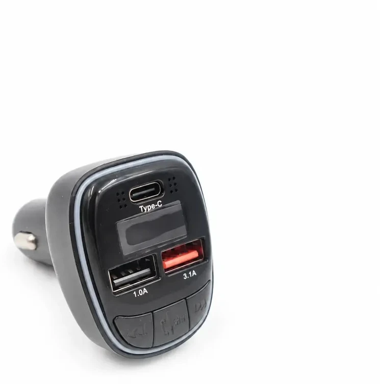 Automobilinis Bluetooth FM siųstuvas su įkrovikliu TR2477 moduliatorius