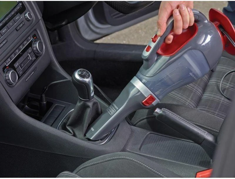 Black & Decker Juodas & Decker automobilinis dulkių siurblys Juodas+DECKER ADV1200-XJ (12W, raudona ir pilka spalvos)