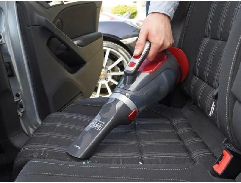 Black & Decker Juodas & Decker automobilinis dulkių siurblys Juodas+DECKER ADV1200-XJ (12W, raudona ir pilka spalvos)
