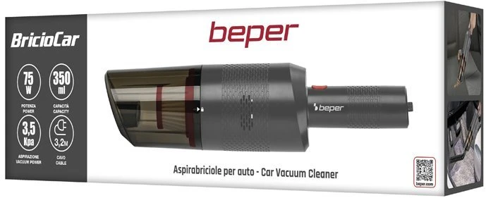 Automobilinis dulkių siurblys Beper P202ASP402, 0,35 l