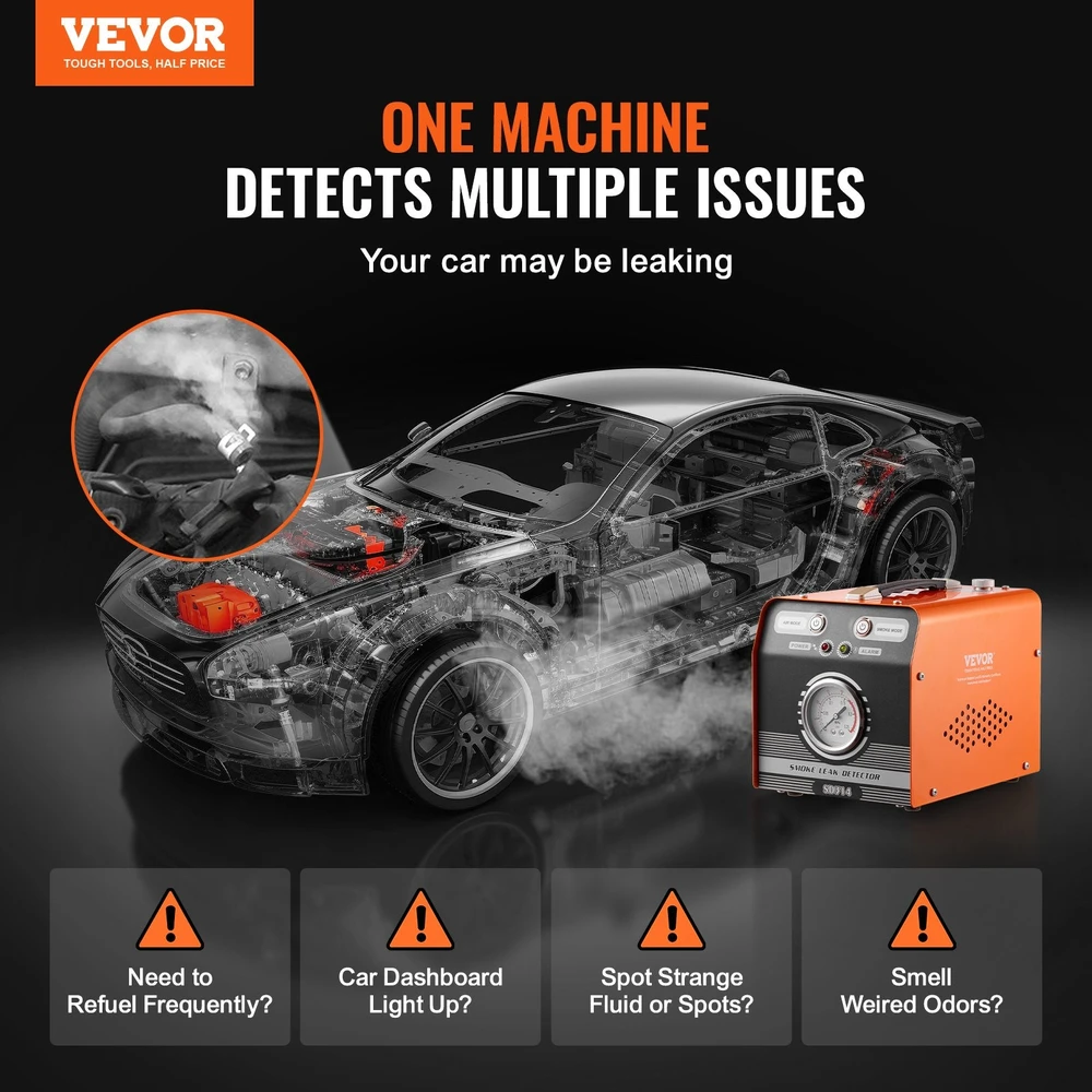 VEVOR Automobilinis dūmų nuotėkio detektorius