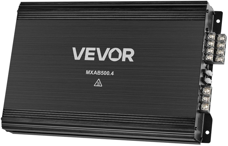VEVOR Automobilinis 4 kanalų stiprintuvas 1000W