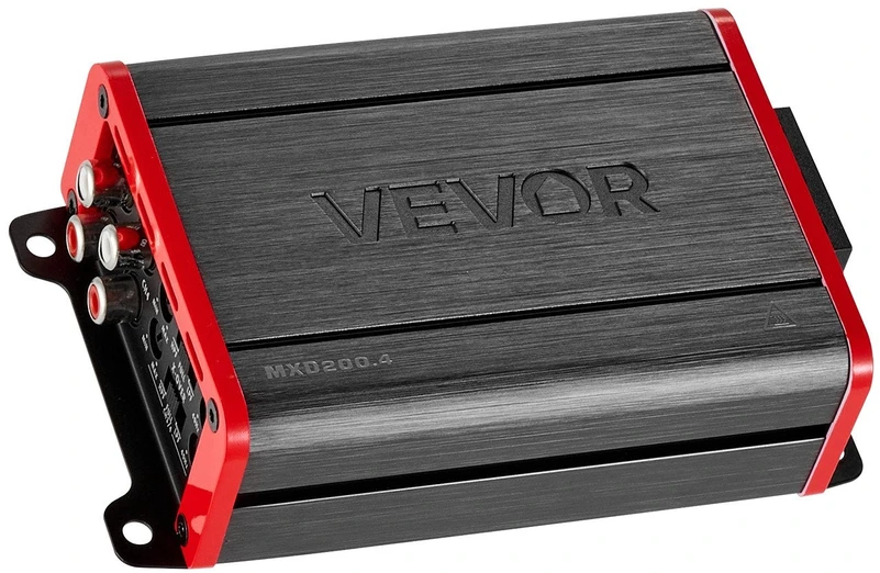 VEVOR Automobilinis garso stiprintuvas, 4 kanalų, klasė D