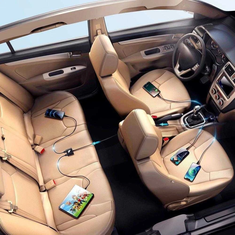 Automobilinis įkroviklis JOYROOM JR-CL05 72W (juodas)