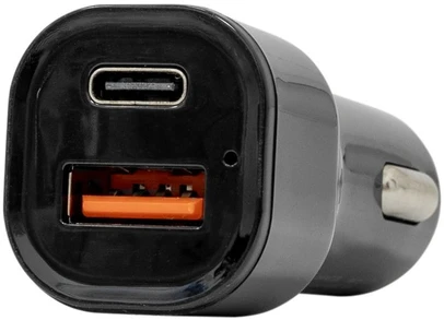 Sbox Automobilinis įkroviklis 38W, juodas