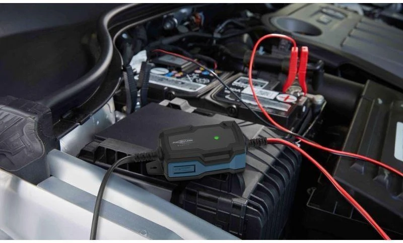 Ansmann 1001-0142 automobilio akumuliatoriaus įkroviklis 6 – 12 V Juoda