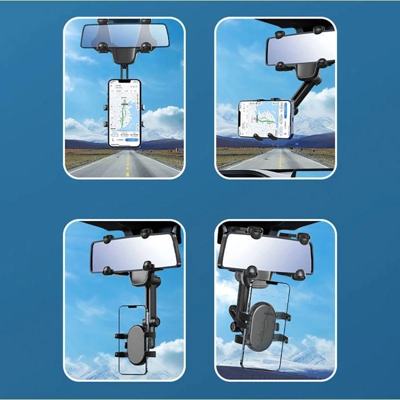 Hurtel Automobilinis laikiklis for the rearview mirror – juodos spalvos