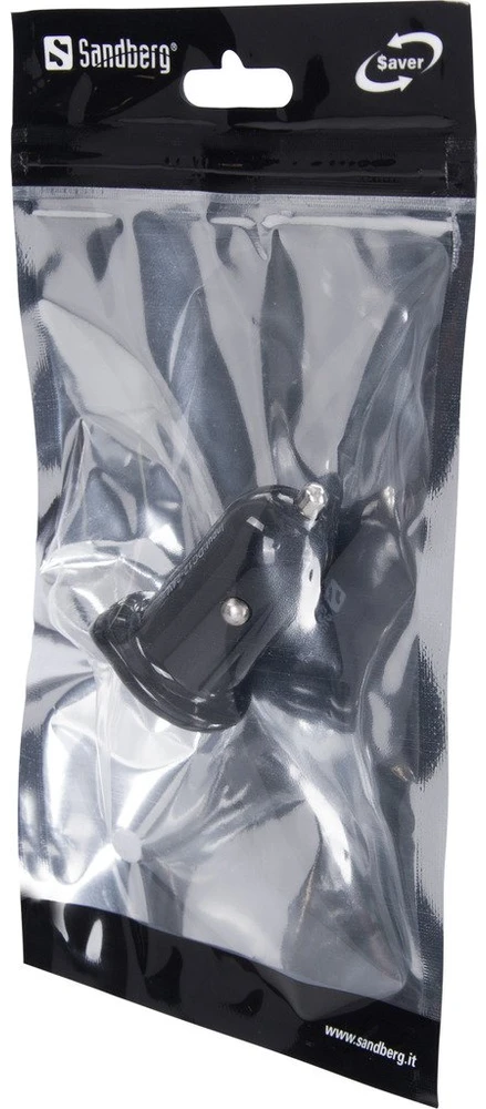 Sandberg automobilinis įkroviklis 2USB 1A+2.1A SAVER