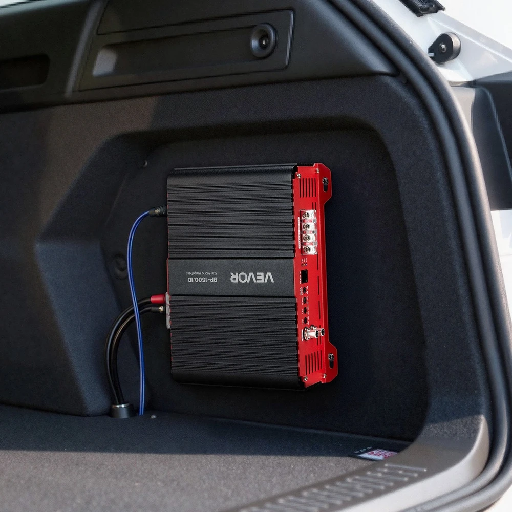 VEVOR Automobilinis mono stiprintuvas 1500W su nuotoliniu valdymu