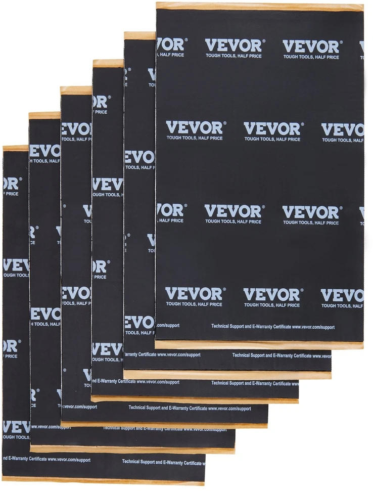 VEVOR Automobilio garso izoliacijos kilimėlis, 200 mil 2,3 kv.m