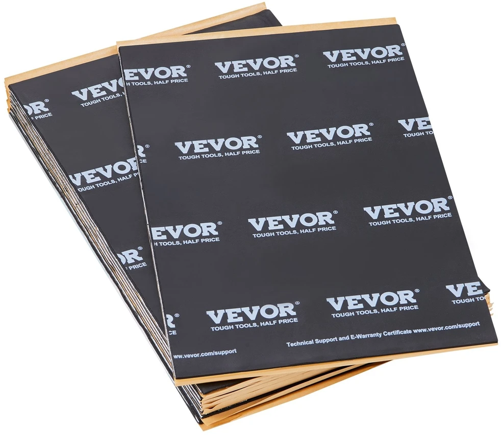VEVOR Automobilio garso izoliacijos kilimėlis, 200 mil 2,3 kv.m
