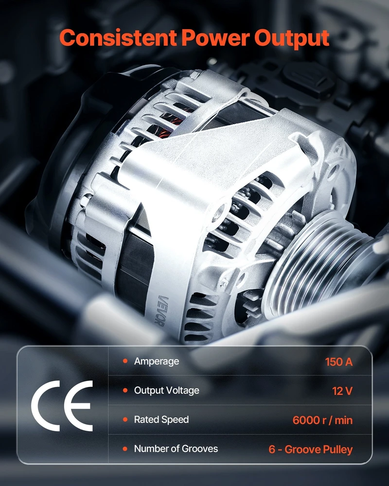 VEVOR Chevy Express 2500 18-19 alternatorius