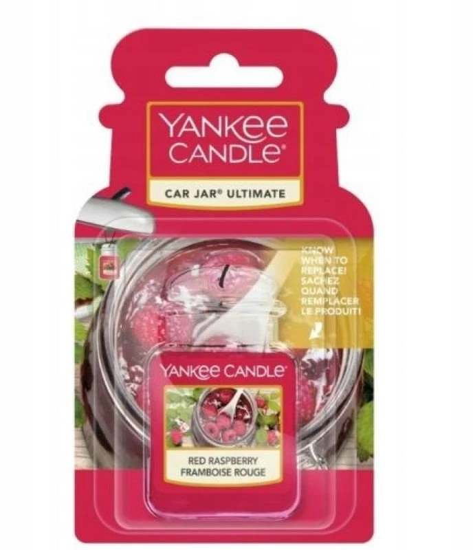 Automobilio kvapukas Yankee Ultimate Raudona Raspberry
