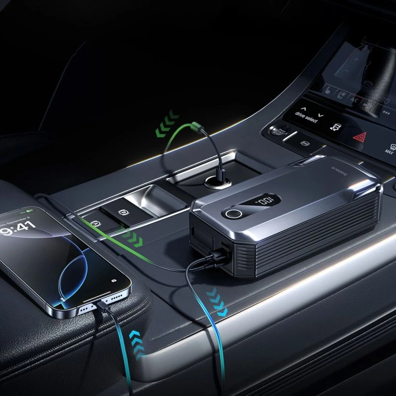 Baseus Super Energy Max išorinė baterija 20000mAh su 12V užvedimo funkcija