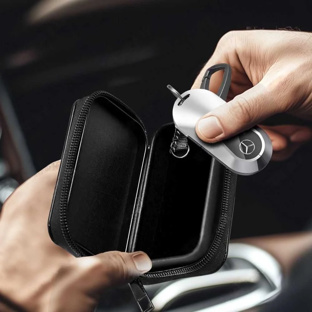 Tech-Protect KLR300 RFID blokuojantis automobilio raktų dėklas - Juodas