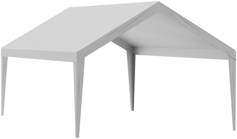 VEVOR Pakeičiamas automobilių stoginės tentas 396 x 610 cm, pilkas