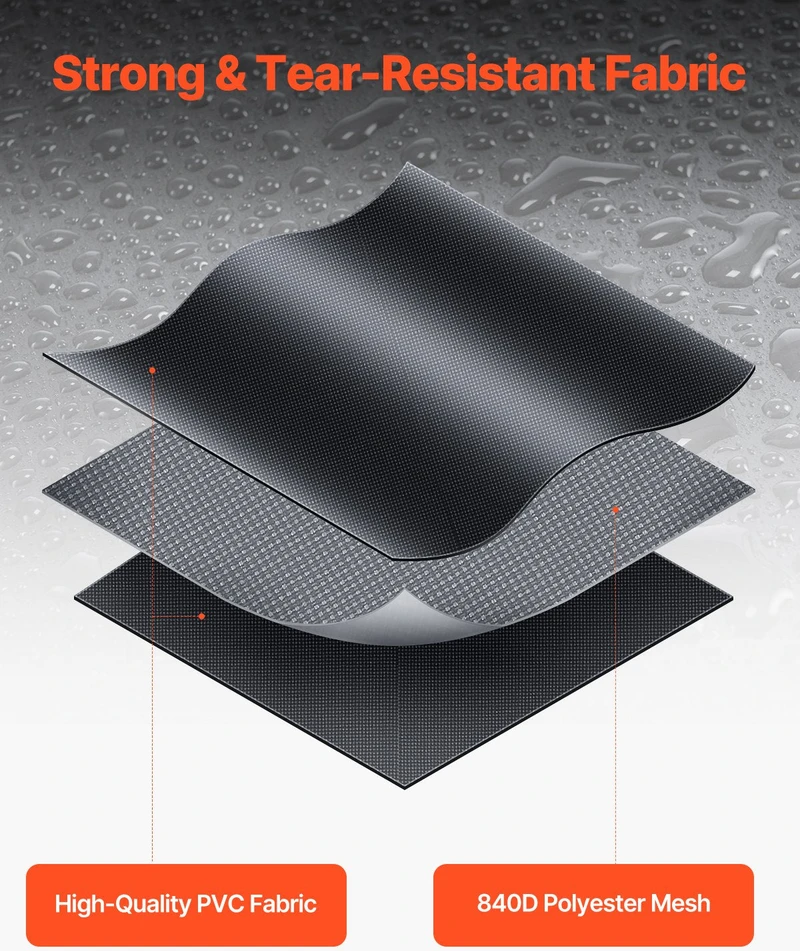 Vevor Automobilio stogo bagažinė 20 kubinių pėdų 840D PVC