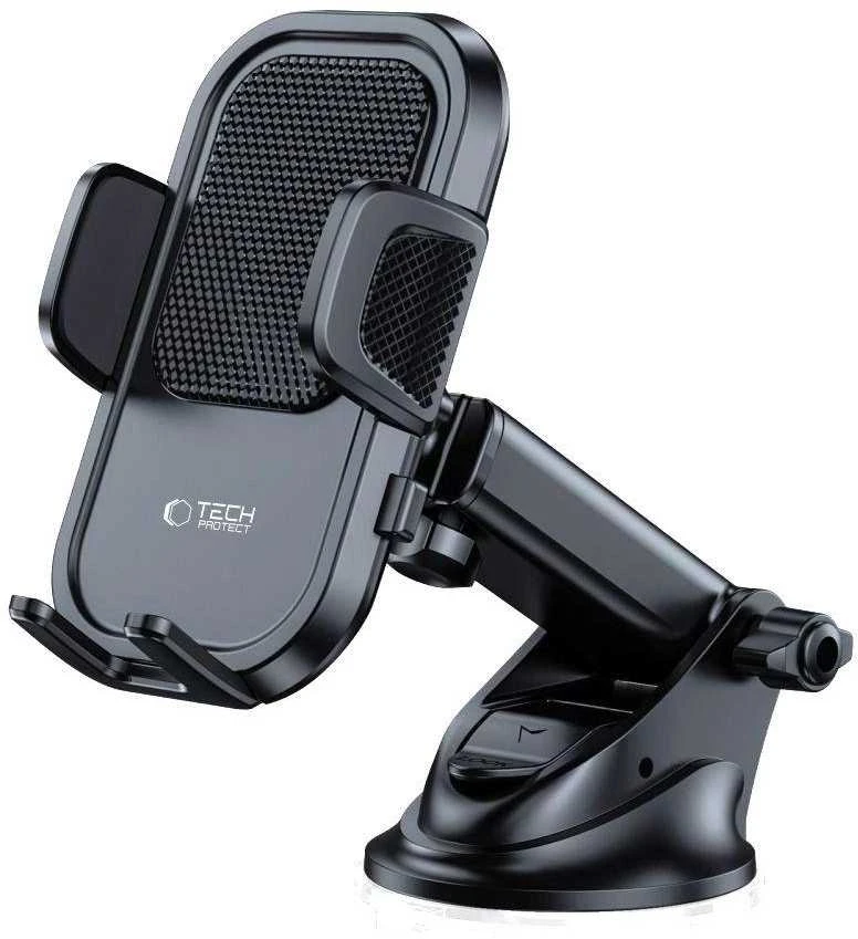 Universalus automobilinis telefono laikiklis for Dashboard / Air Vent Tech-Protect V6 juodos spalvos