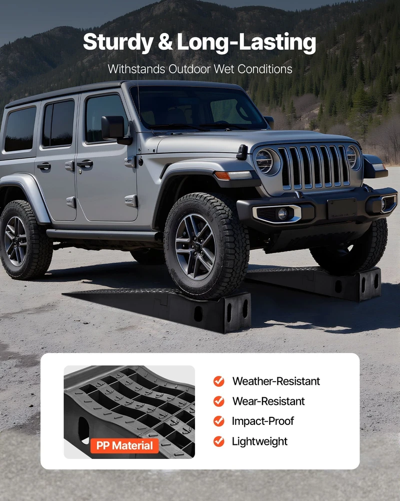 VEVOR Automobilių aptarnavimo pandusai, 2 vnt, 5897 kg
