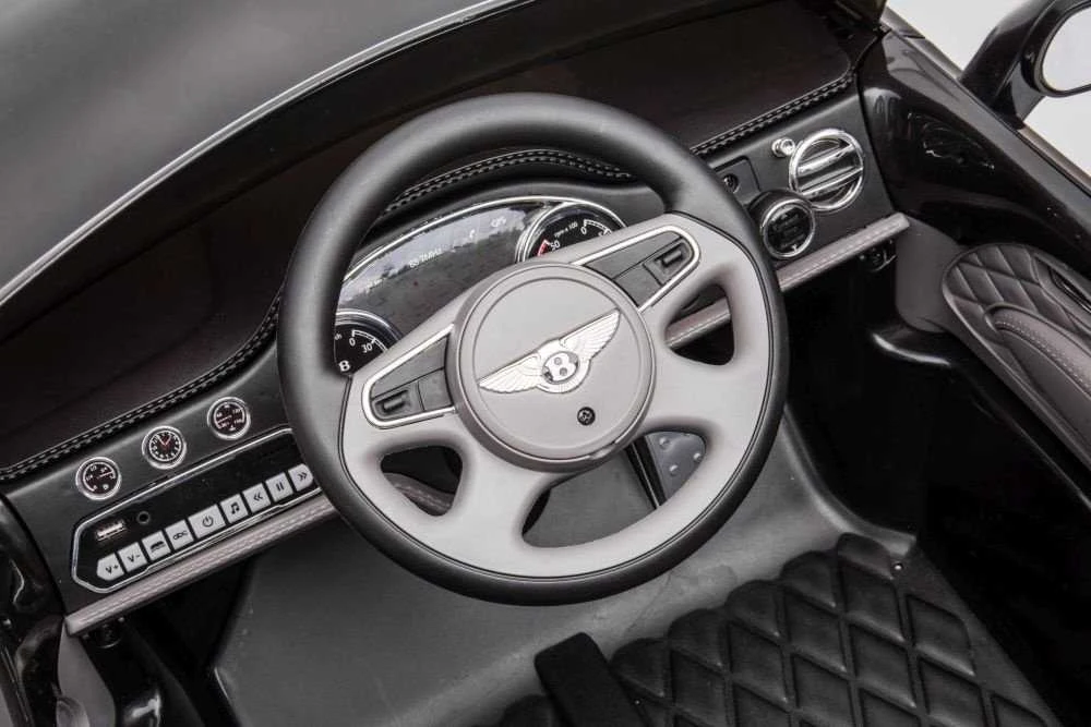 Lean Cars Vienvietis elektromobilis Bentley Mulsanne Lean Car, juodas