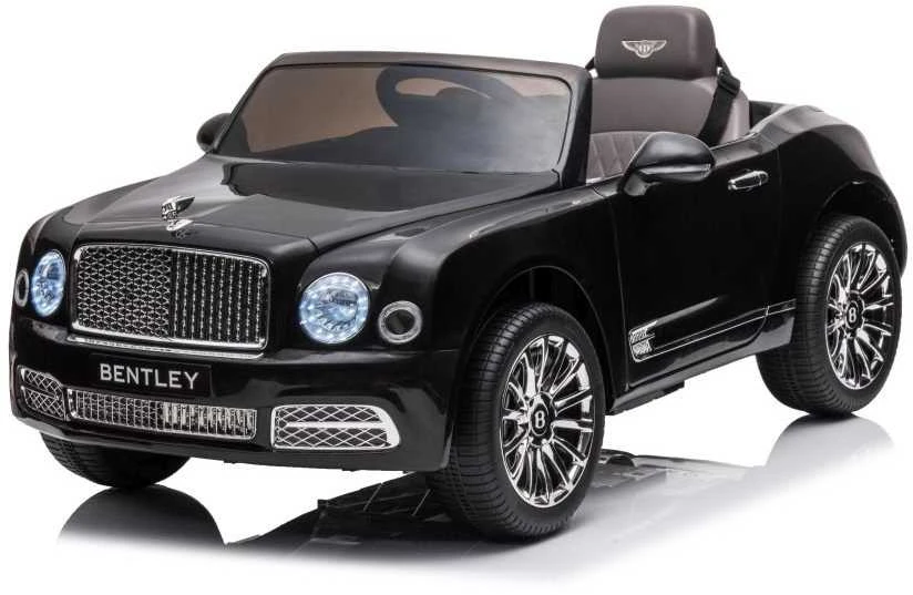 Lean Cars Vienvietis elektromobilis Bentley Mulsanne Lean Car, juodas