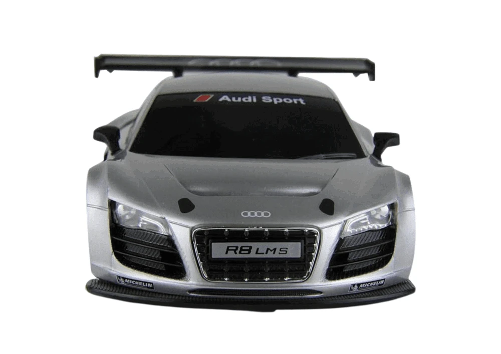 Rastar Nuotoliniu būdu valdomas automobilis Audi R8 LMS 1:24, sidabrinis