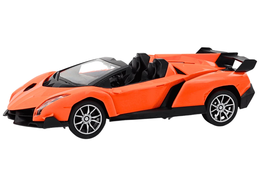 Lean Toys Nuotoliniu būdu valdomas sportinis automobilis RC 1:16 oranžinis