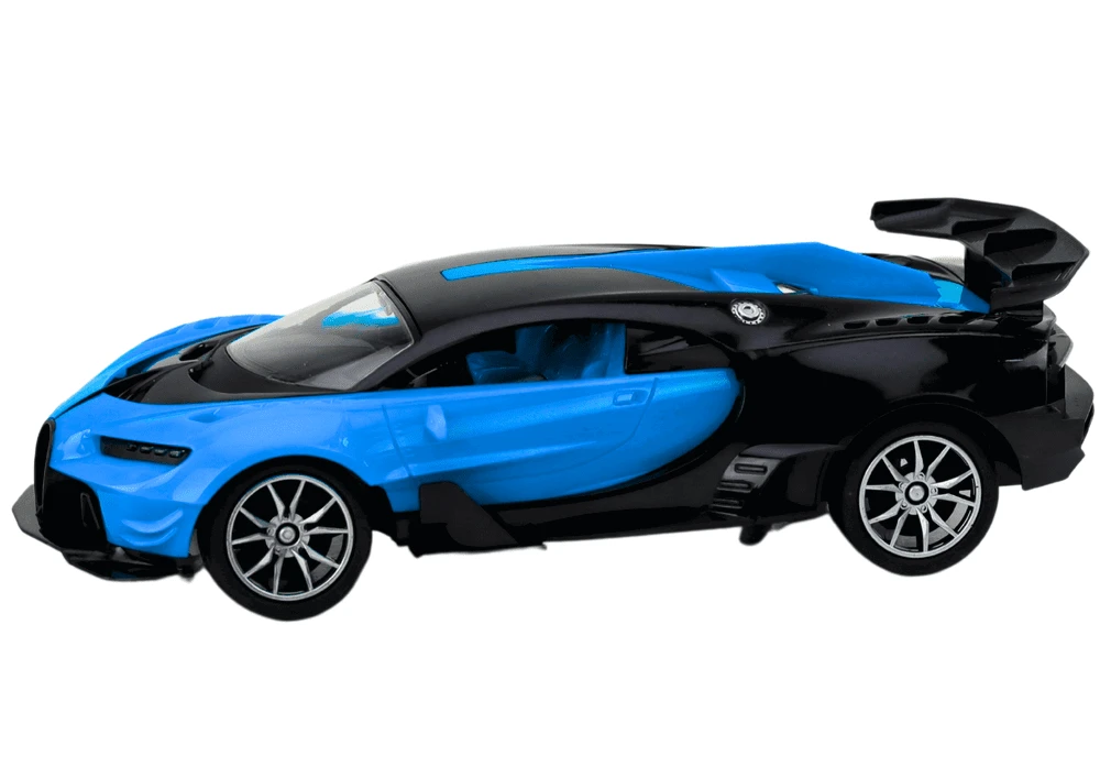 Lean Toys Mėlynas nuotoliniu būdu valdomas sportinis automobilis 1:16