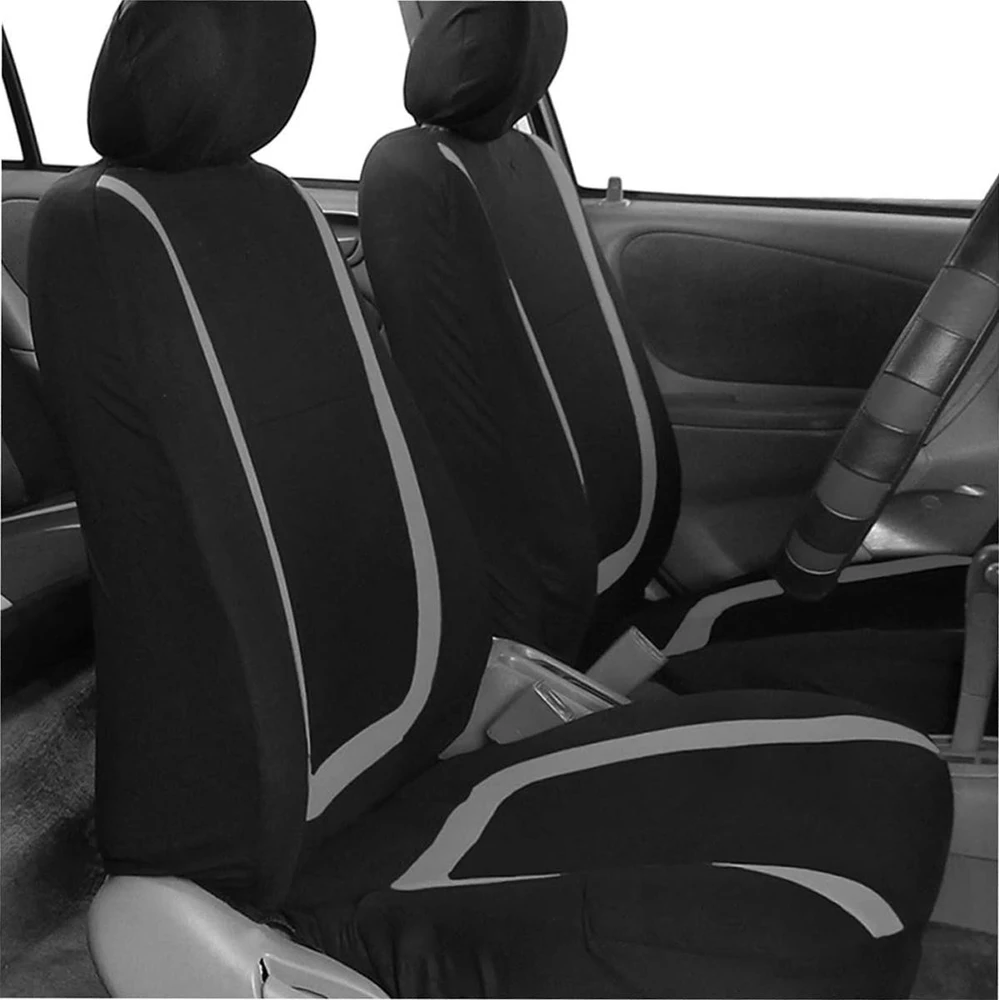ATL Automobilio sėdynių užvalkalų komplektas DA205, juodas