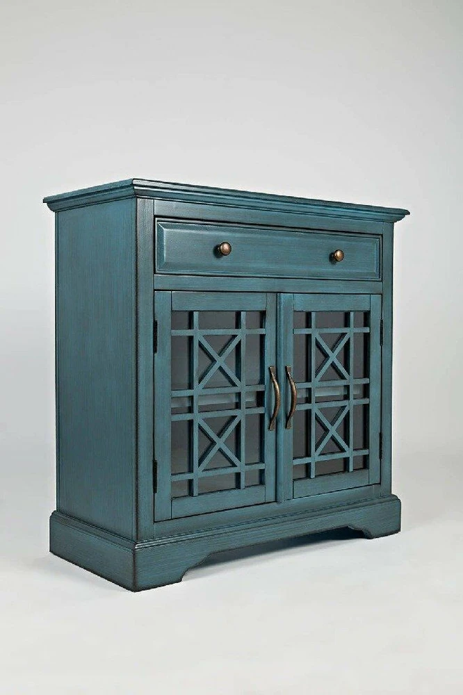 Mėlyna Av175-32 Komoda 2D/1S Avola Antique Mėlyna