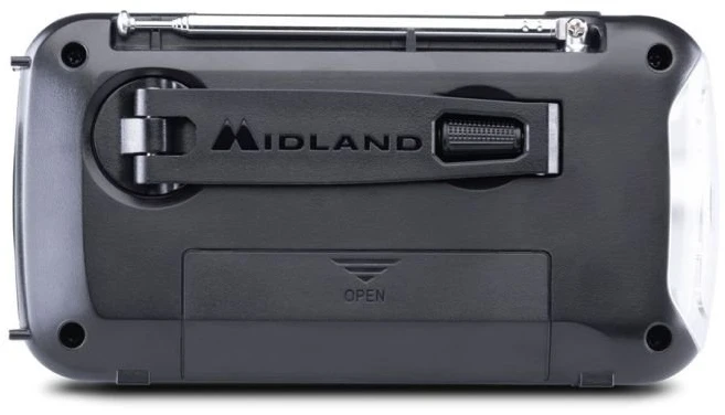 Radio ALAN Midland ER100 avarinis radijas su 2600 mAh baterija