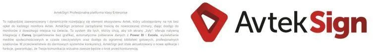 AVTEK INFORMATION MONITORIUS DS2 55"