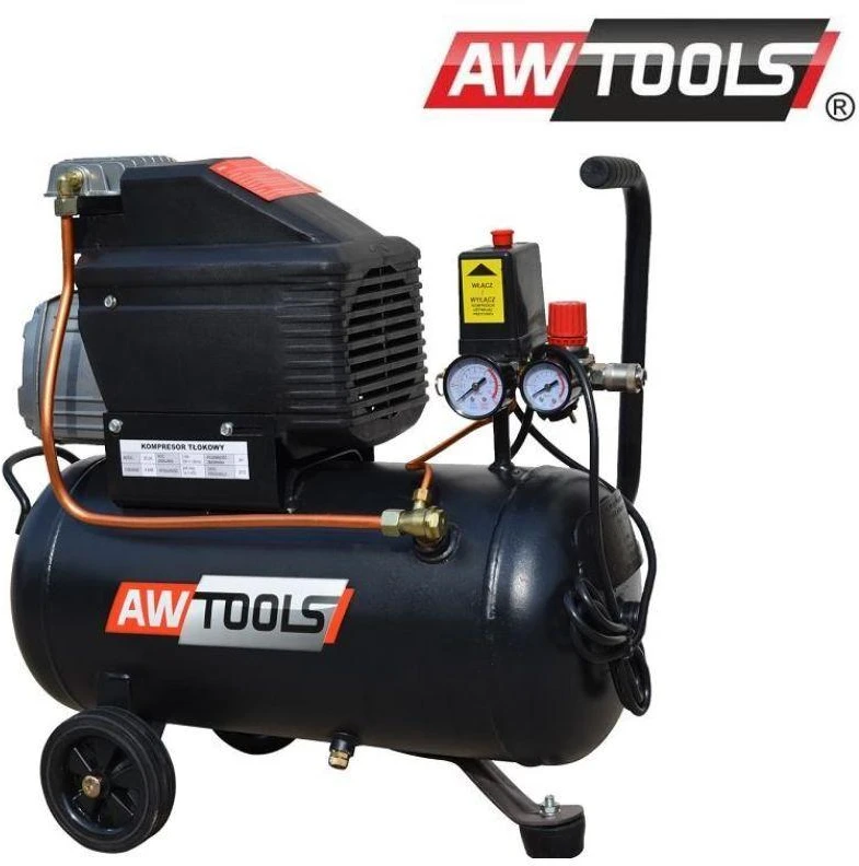 AW-Tools AWTOOLS Kompresorius OLEJOWA FL-50L našumas 245l/min. rezervuaro talpa 50l
