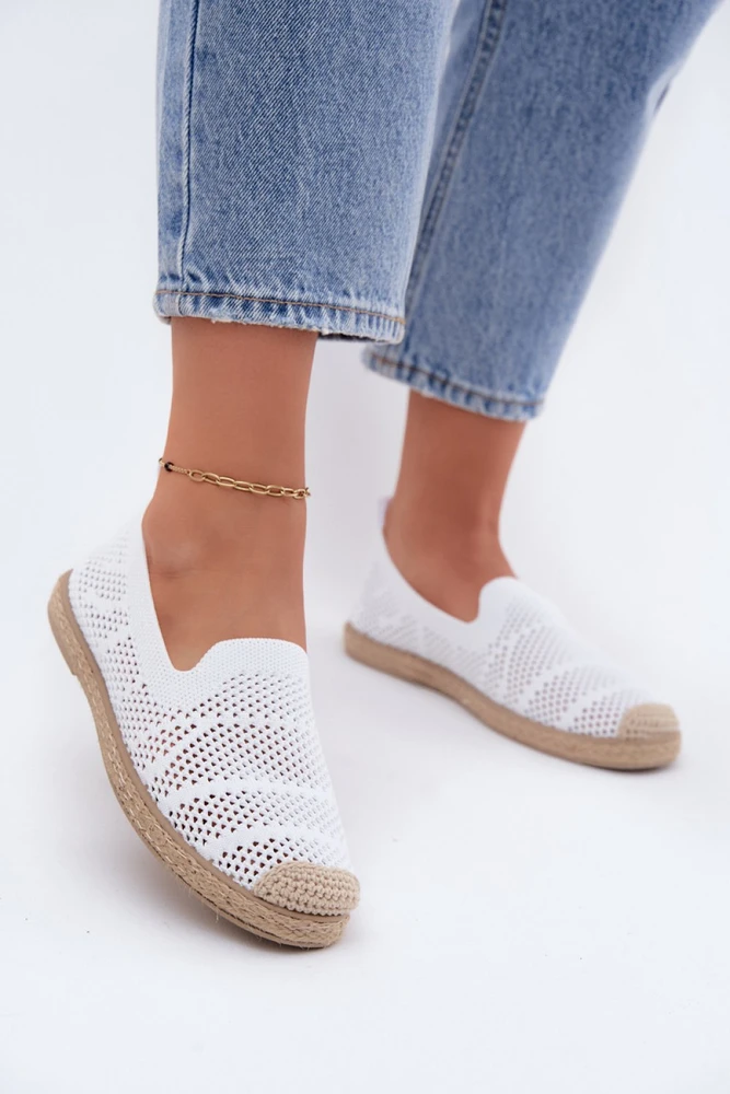 Ažūrinės tekstilinės espadrilės Step in style