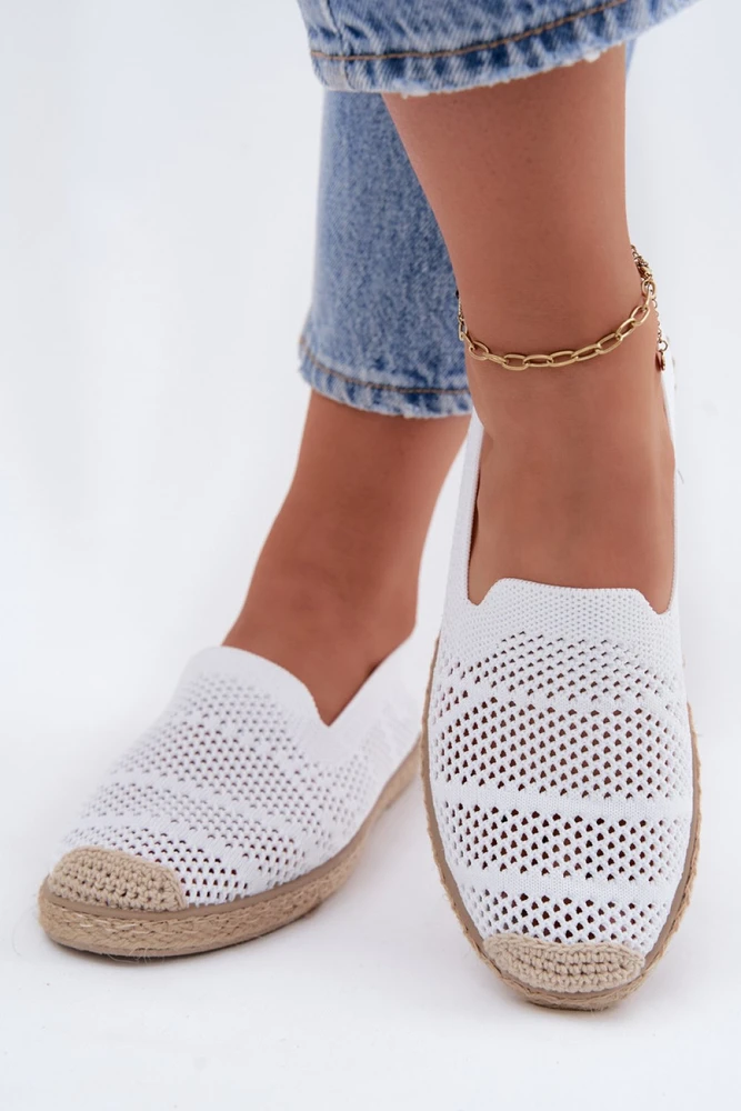 Ažūrinės tekstilinės espadrilės Step in style