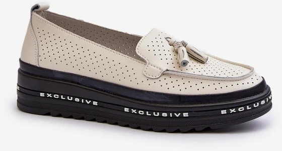 Ažūriniai mokasinai su platforma Step in style