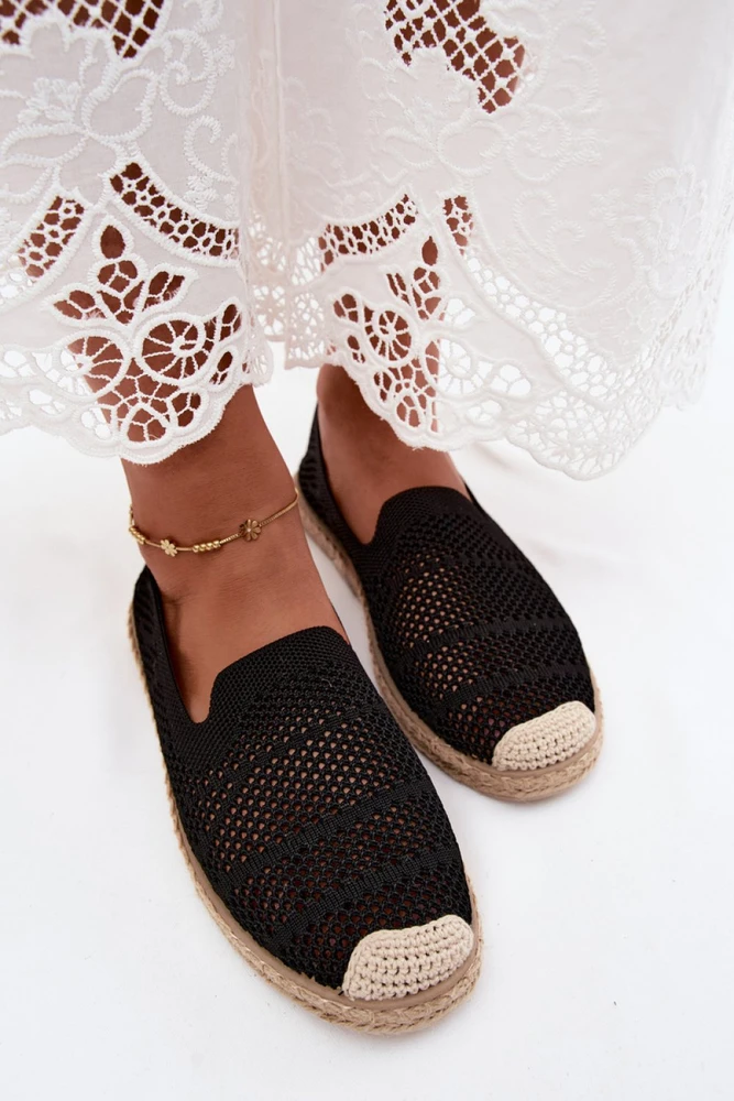 Ažūriniai tekstiliniai mokasinai Step in style