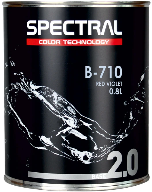 SPECTRAL B-710 Raudonas VIOLET 0.8L