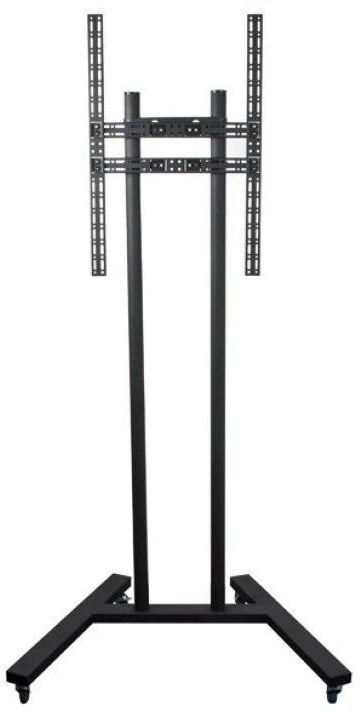Laikiklis „Tech“ didelis universalus plokščiaekranis vežimėlis / stovas ant grindų (VESA 800 x 600) – 1,8 m Ø50 mm stulpai