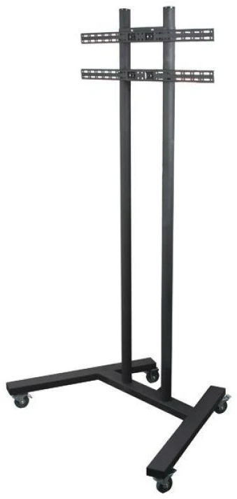 Laikiklis „Tech“ didelis universalus plokščiaekranis vežimėlis / stovas ant grindų (VESA 800 x 600) – 1,8 m Ø50 mm stulpai