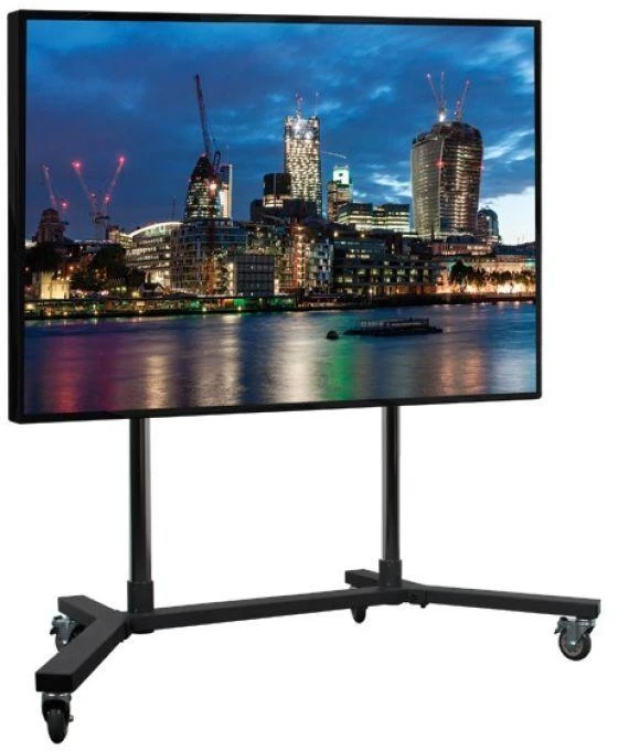 Laikiklis B Tech „Tech“ itin didelis universalus plokščiųjų ekranų vežimėlis / grindų stovas (VESA 1100 x 700) – 1,5 m Ø60 mm stulpai