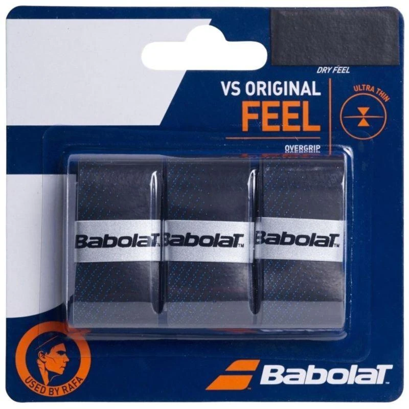 Babolat Vs Original Feel Grip 3 vnt. Juoda ir mėlyna 653040 146/193528