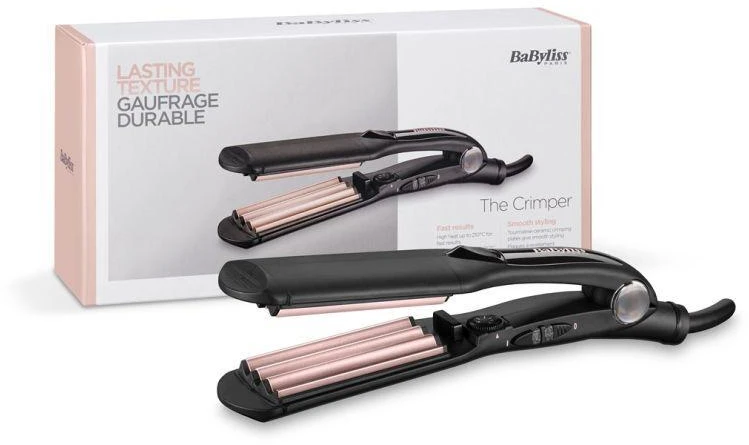 BaByliss 2165CE plaukų formavimo šukos Tekstūravimo žnyplės Šiltas Juoda, Rožinė 1,8 m