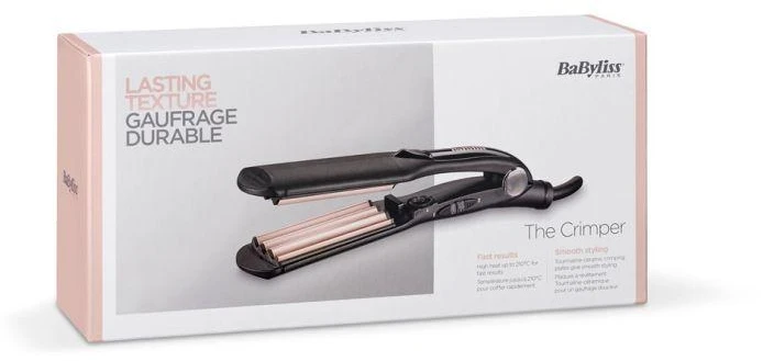 BaByliss 2165CE plaukų formavimo šukos Tekstūravimo žnyplės Šiltas Juoda, Rožinė 1,8 m